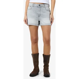 Noisy May Az277lg Kurze Jeans - Light Grey Denim - M