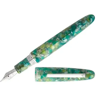 Esterbrook Füllhalter Estie Sea Glass Palladium Trim M,