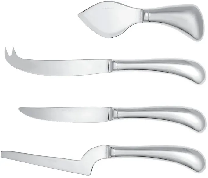 Sambonet Edelstahl Käsemesser Set LIVING - 4 teilig