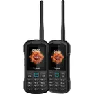Gigaset GLX 8 ACTIVE Duo black (2.40", 2 Mpx, 4G), Tastenhandy, Schwarz