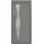 links 110 x 210 cm graualuminium