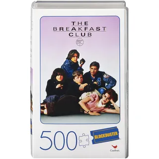 Cardinal Games 500 Teile Puzzle im Retro Blockbuster VHS Videokoffer The Breakfast Club