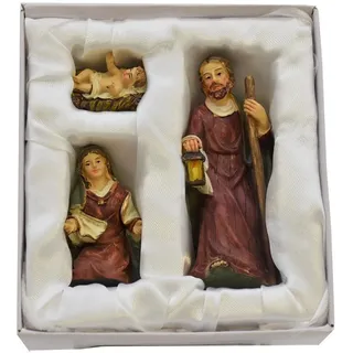 Krippenfiguren 3 teiliges Set Krippe Weihnachten Grösse bis 8,7cm