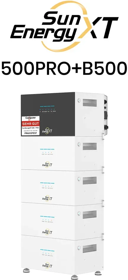 SunEnergyXT 500 PRO All In One Balkonkraftwerk speicher 5kWh - 4xB500 Erweiterungsakku (20.08 kWh)