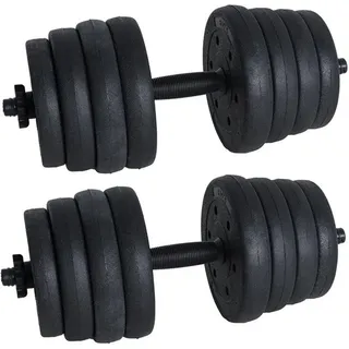 Estexo Kurzhanteln Hantelset 30 kg schwarz