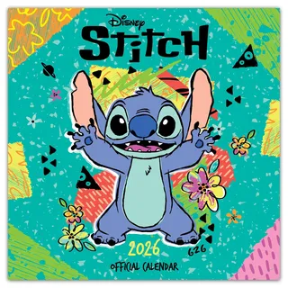 BrownTrout / Flechsig Disney Stitch - Offizieller Kalender 2026 - Wandkalender