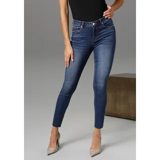 Aniston CASUAL Skinny-fit-Jeans in darkblue - Gr.: 36
