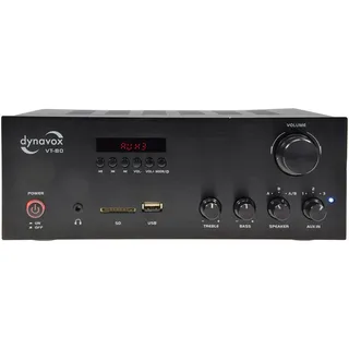 CT22646 Hifi-Verstärker "VT-80" 160W, schwarz 2xLine IN, USB/SD, Fernbedienung