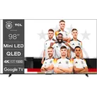 TCL Mini-LED-Fernseher "98C803X7", G (A-G), schwarz (titanium anthrazit), 98, Fernseher, QLED, Dolby Vision, Apple TV, Multi-HDR, Smart-TV, 144 Hz, Topseller
