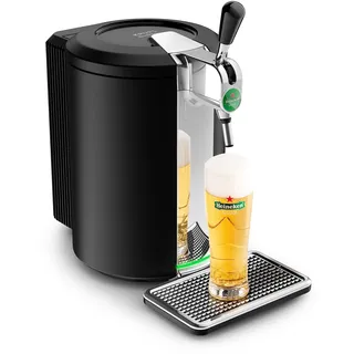 Krups VB450E10 Beertender Compact Bierzapfmaschine, Schwarz