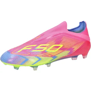 Herren Fussballschuhe F50 ELITE LL FG IE1212 44 2/3 - Lucid Pink/Lucid Lemon/Blue - 44 2/3