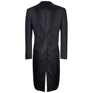 Wilvorst Frack-Anzug Wilvorst CLASSICs Herren Frack Sakko Modern Fit Schwarz schwarz 50