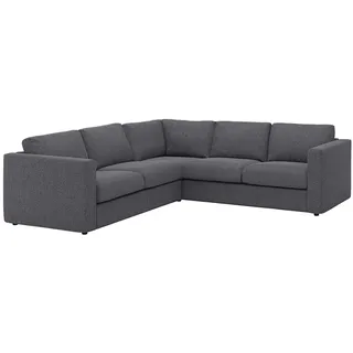 IKEA VIMLE Bezug für Ecksofa 4-sitzig Gunnared mittelgrau Gunnared mittelgrau
