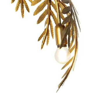 QAZQA Vintage Stehlampe Antik Gold 3-flammig groß - Botanica