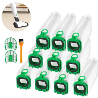 10 Stück Staubsaugerbeutel Kompatibel Filtertüten Ersatz Staubbeutel Für Vb100 Akku-Staubsauger Beutel Vb100 Akku-Staubsauger Für Vb100 Fp 100 Filtertüten Mit Motorschutzfilter Und Reinigungsbürste