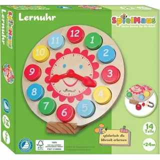 Vedes SpielMaus Holz Lernuhr