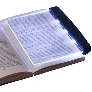 HERCHR Lightwedge Leselampe, Leselicht Buch, Buch Leselampe, LED Buchlampe Light Panel Book Light Buchlicht Leselicht Für Bücher Im Bett, Tragbare Flaches Buchlicht Zum Lesen Im Bett Bei Nacht