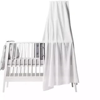 Leander Himmel für LineaTM und LunaTM Babybett Weiß, Weiß