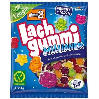 nimm2® Lachgummi Millianer Fruchtgummi 250,0 g