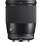 SIGMA Contemporary - 16 mm f/1.4 DC, DN (Objektiv für Sony E-Mount, Schwarz)