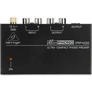 Behringer MICROPHONO PP400 Ultrakompakter Phono-Vorverstärker