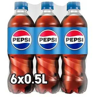 Pepsi Cola, Das Original von Pepsi 6 x 0,5 l incl- 1,50€ Pfand