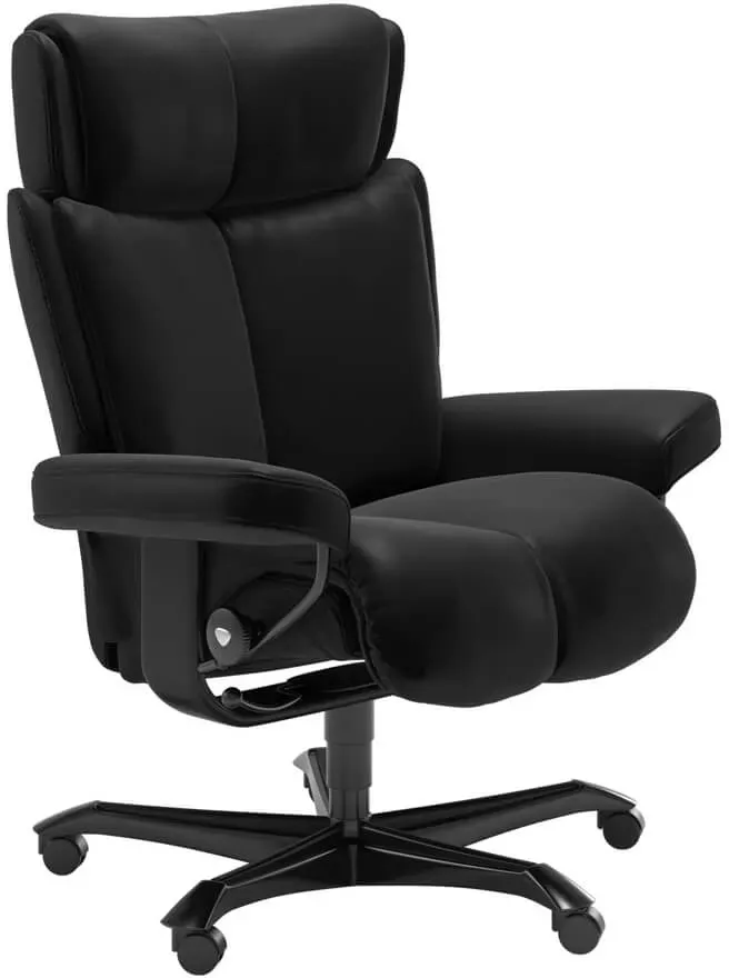 Stressless Magic | Home Office Batick Schwarz Schwarz