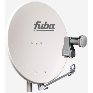 Fuba DAL 808 G Sat Anlage Antenne Schüssel Spiegel Octo LNB DEK 817 8 Teilnehmer Alu Sat-Schüssel/Sat-Spiegel Grau - Fuba DEK 817 Octo LNB für