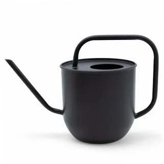 Spetebo Gießkanne Metall schwarz matt 1,8 l