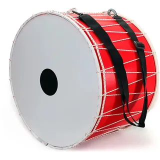 Orientalische 53 cm. DAVUL Dhol Drum Schlagzeug Davul 100% Handmade Rot