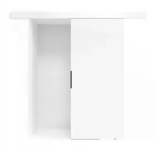 VIKK - Schiebetür Komplettset mit Tür - Schiebetüren - H 205cm, B 96cm - für Nischen, Flur, Abstellraum, Garderobe - Einseitig Bedienbar, Sanft schließend, Robustes Rollensystem - Modell: VIND