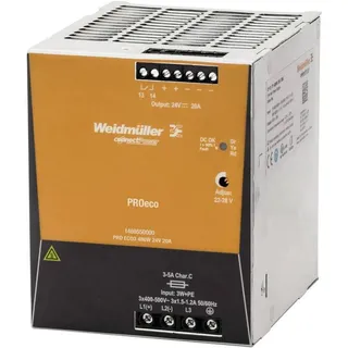 Weidmüller 1469550000 Hutschienen-Netzteil (DIN-Rail) 12 V/DC 20 A 480 W Anzahl Ausgänge:1 x Inhalt 1 St.