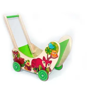 Hess Spielzeug Puppenwagen Waldtiere