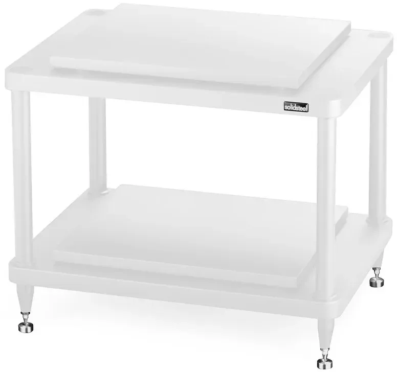 Solidsteel S5-2 Hifi-Rack B 584x H 500x T 430 mm bis 55Kg/Etage weiss
