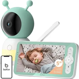 Boifun, Babyphone, 6T electronic rotating nanny camera + monitor (Babyphone mit Kamera)