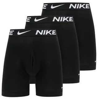 Nike Herren Dri-Fit Esmicro Boxer Briefs 3Pk, Black/Black/Black, S