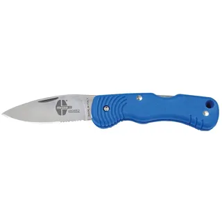 geakv Hesse Arbeitsmesser INOX (Länge der Schneide 78 mm, mit Klingenarretierung per Knopfdruck, Griff Hartkunststoff) 480662