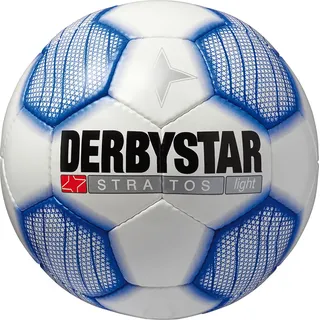 derbystar Stratos Light 350g Leicht-Fußball weiß/blau/orange 4