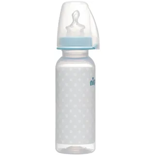 Nip Standardflasche PP mit Trinksauger Anatomisch Silikon, 0-6 Monate, Größe M, 250 ml, Boy