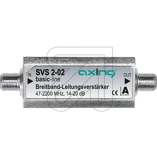 Axing Breitband-Leitungsverstärker SVS 2-02