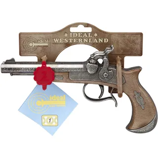 J.G. Schrödel 5011681 - Derringer Einzelschuss-auf Tester Pistole, 21.5 cm, Braun