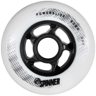 Powerslide Spinner 90 Schlittschuhrollen 4 Einheiten - Black / White - 90 mm / 88A
