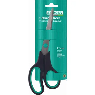 Stanger Schere stainless schwarz-grün 21,0 cm