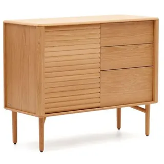 Kave Home Sideboard Lenon Holz Braun Eiche