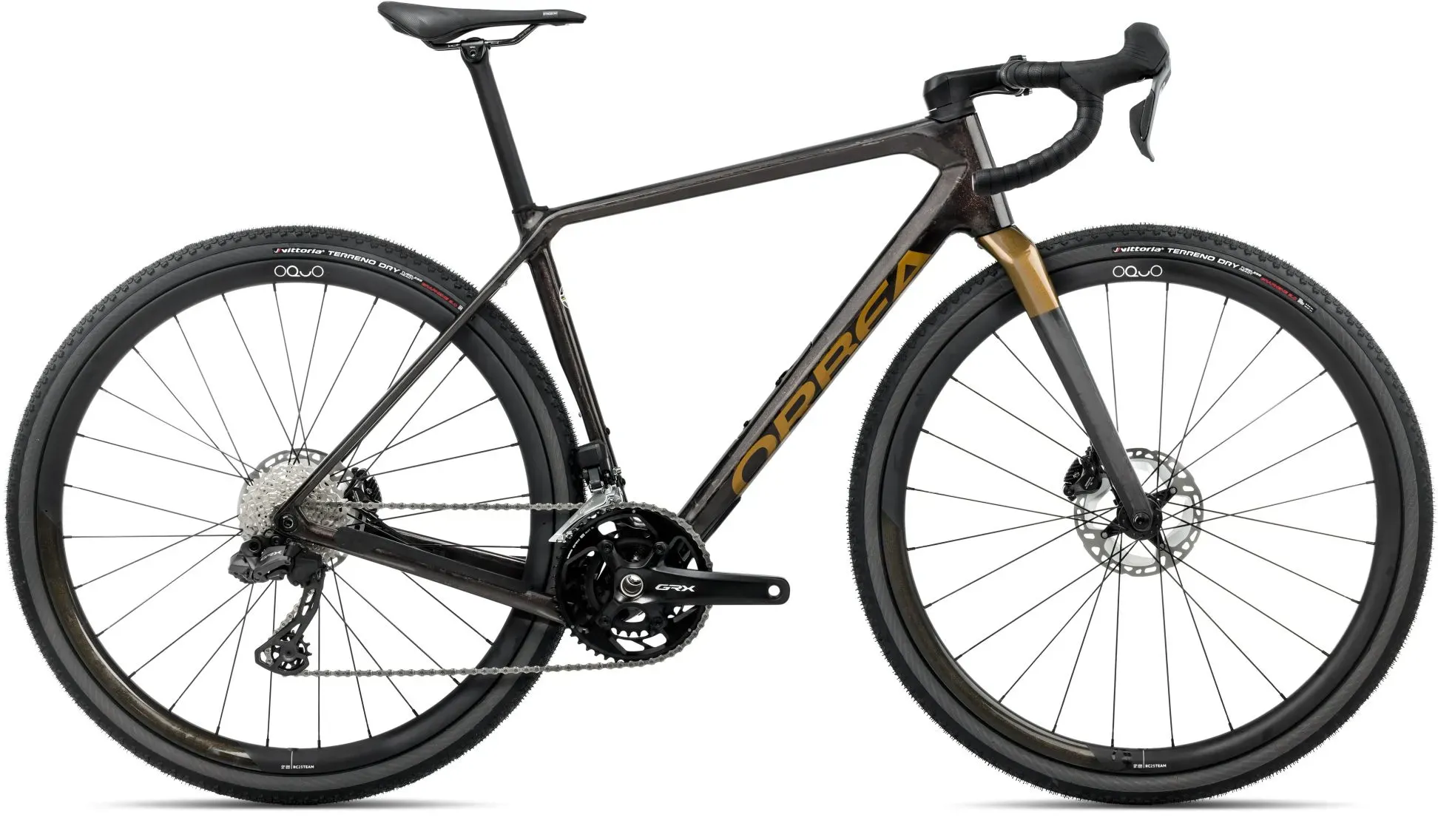 ORBEA TERRA M20iTEAM L Cosmic Carbon View - - Metallic Olive Green (Gloss)