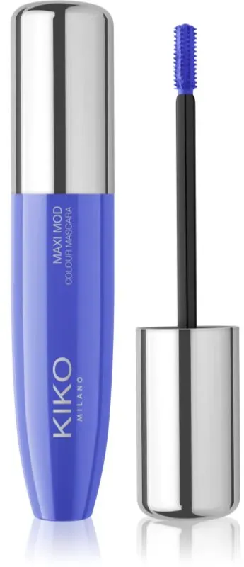 KIKO Milano Maxi Mod Colour Mascara langlebiger Mascara für mehr Volumen Farbton 01 Electric Blue 12 ml