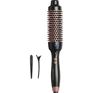 Wavytalk Thermobürste, Thermal Brush 38mm Ionische Lockenbürste erhitzt zur Erzeugung natürlicher Locken, Heiße Rundbürste für Blowout Express, EU-Plug Dual-Spannung
