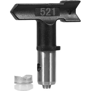 Zerodis Airless Düse, Schwarz Airless Spritzpistole Tipps Reversible Tungsten Stahl Farbe Sprayer Düse Zubehör(521)