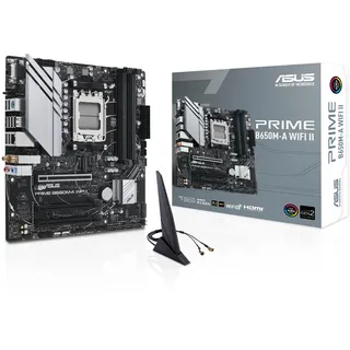 Asus PRIME B650M-A WIFI II mATX Mainboard Sockel AM5 M.2/USB3.2 TypC/HDMI/DP/VG