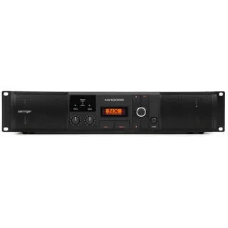Behringer NX1000D Ultraleichter 1000-Watt-Class-D-Leistungsverstärker mit DSP-Steuerung und SmartSense-Lautsprecherimpedanzkompensation